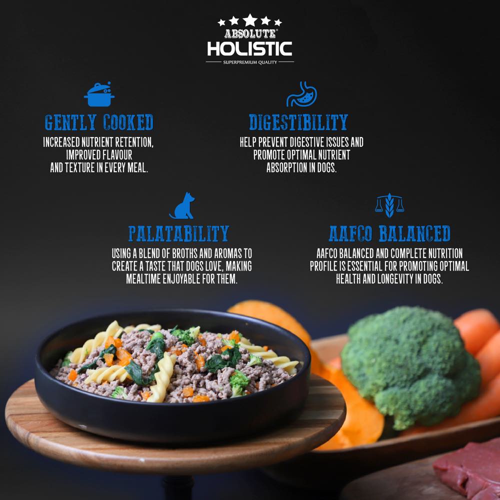 "UP TO 35% OFF: Absolute Holistic Home Cooked Recipe Duck, Peas & Pumpkin Wet Dog Food"