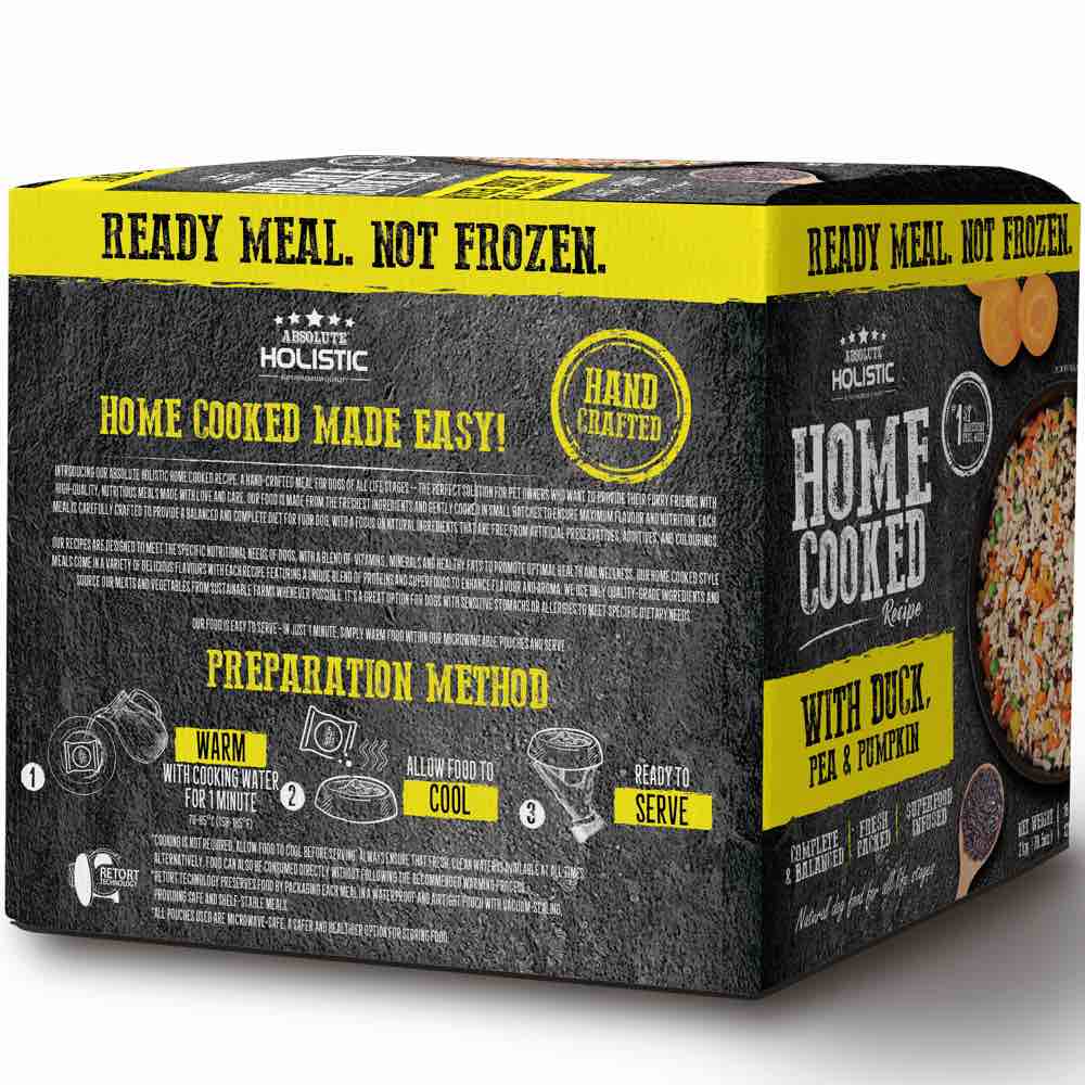 "UP TO 35% OFF: Absolute Holistic Home Cooked Recipe Duck, Peas & Pumpkin Wet Dog Food"