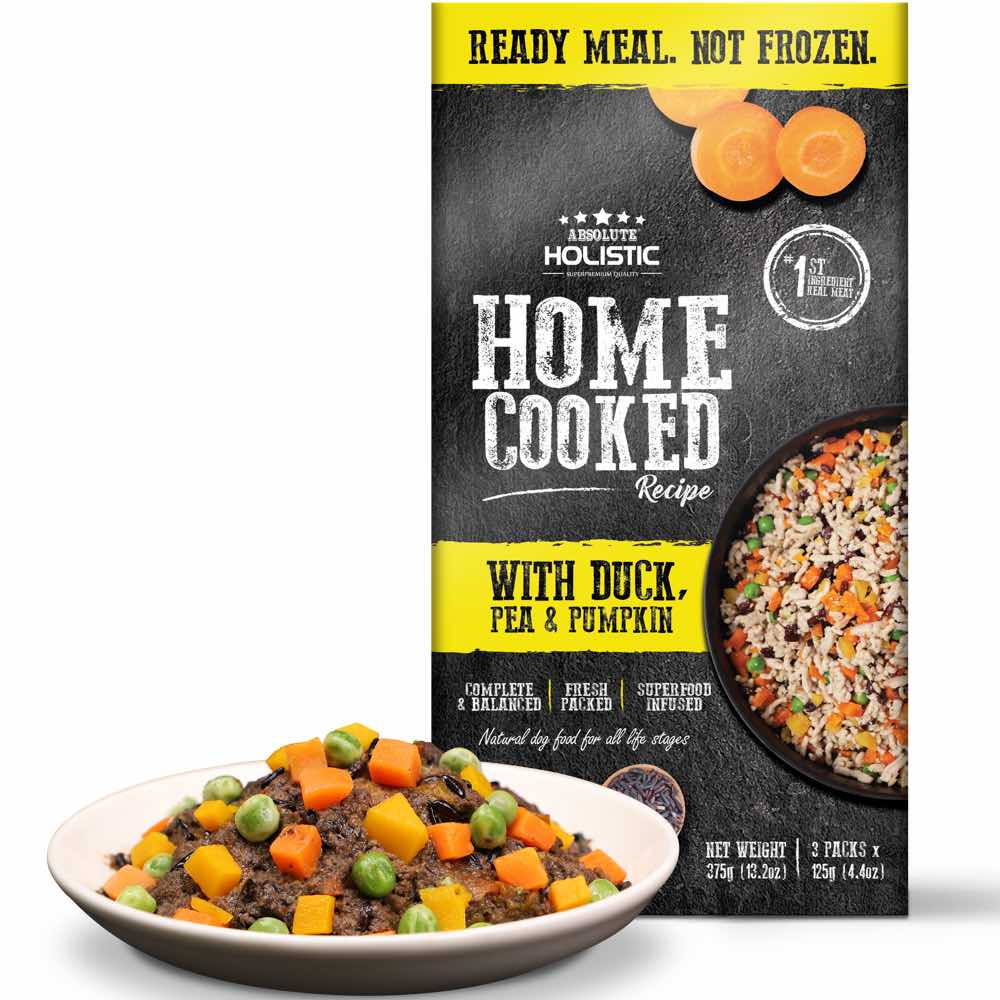 "UP TO 35% OFF: Absolute Holistic Home Cooked Recipe Duck, Peas & Pumpkin Wet Dog Food"
