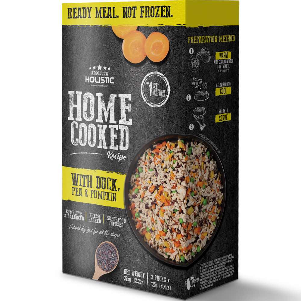 "UP TO 35% OFF: Absolute Holistic Home Cooked Recipe Duck, Peas & Pumpkin Wet Dog Food"