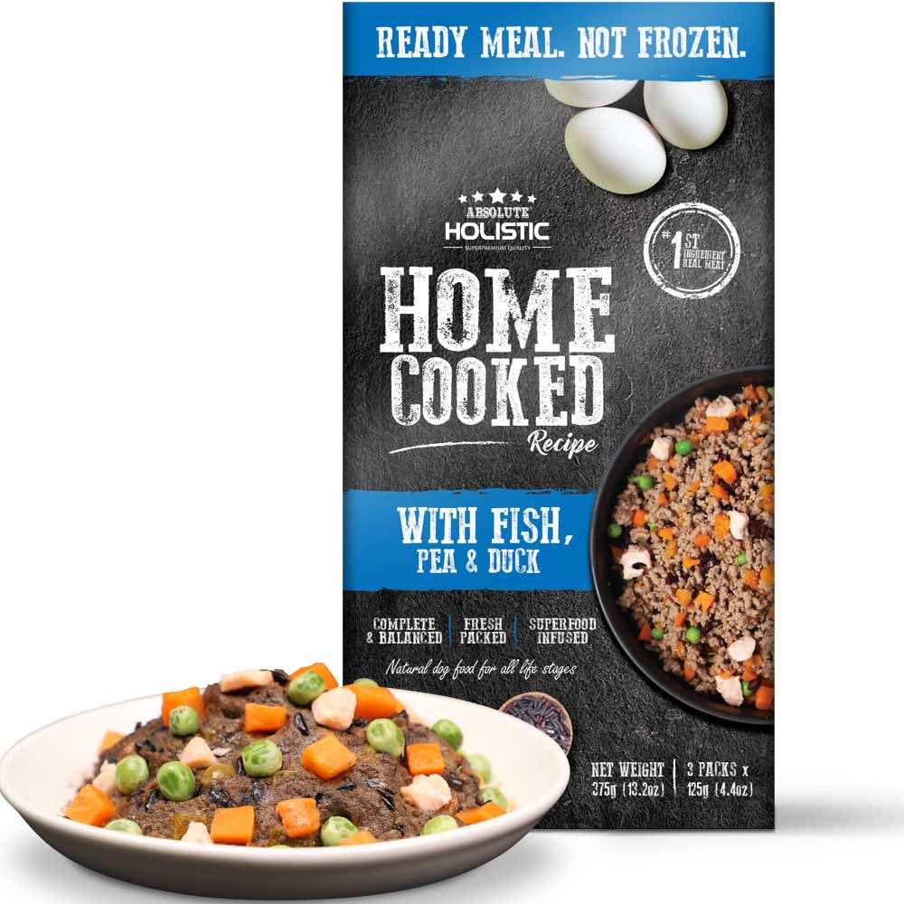 "UP TO 35% OFF: Absolute Holistic Home Cooked Recipe Fish, Peas & Duck Wet Dog Food"